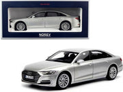 Norev Audi A8 L 2018 - Zilver 1:18