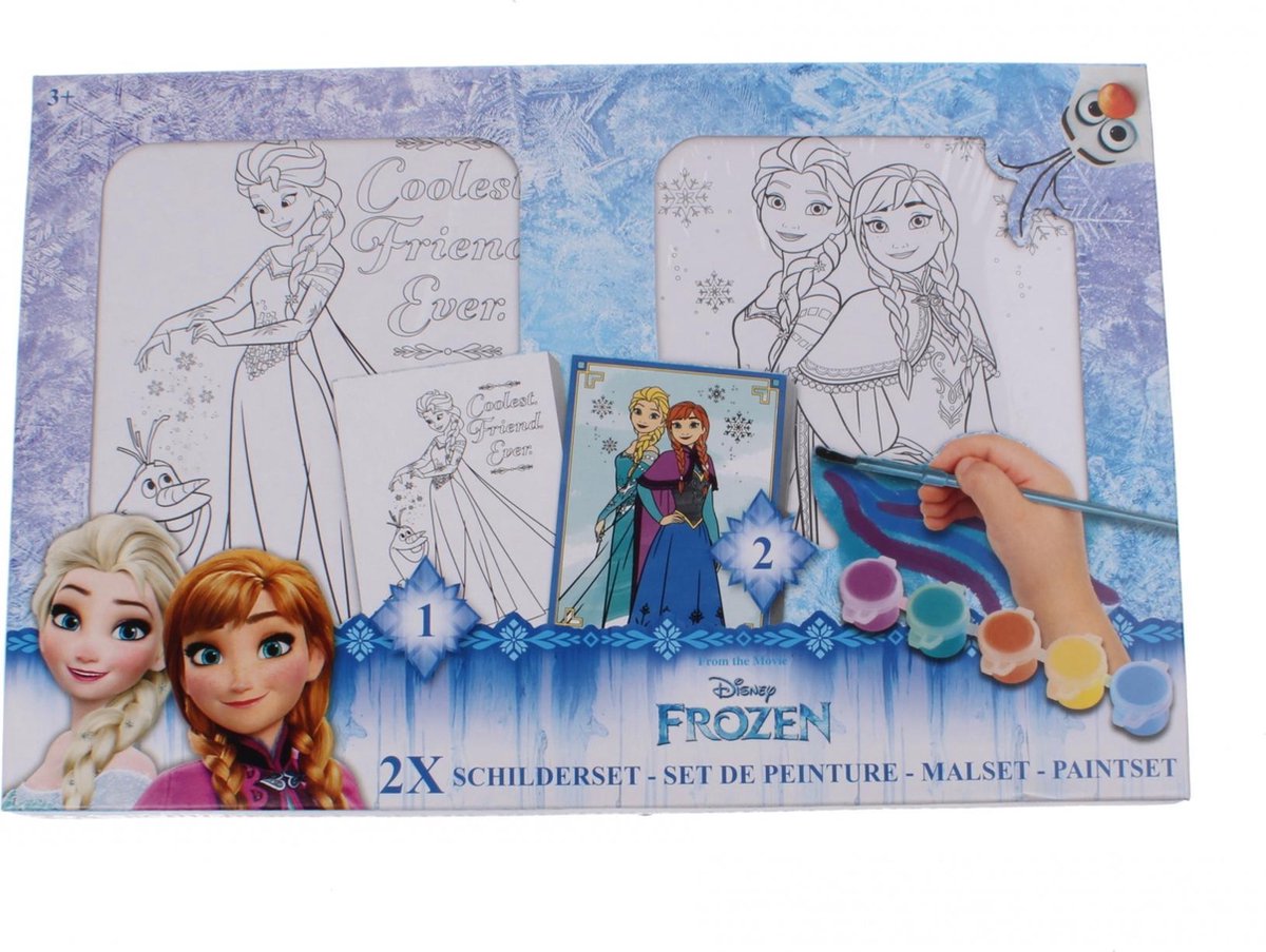 Slammer Schilderset Frozen Schilderset 4-delig