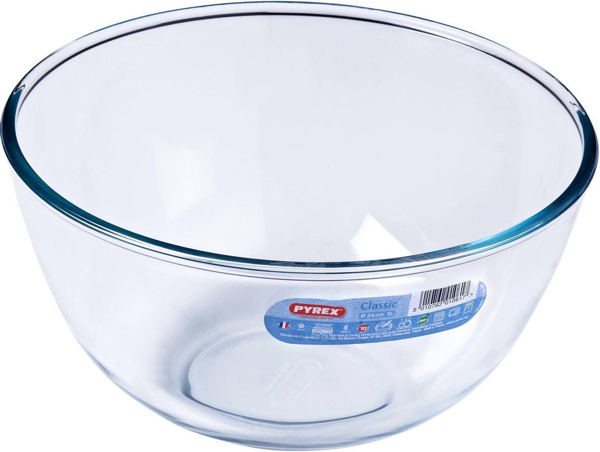 Pyrex Classic Prepware Mengkom - Borosilicaatglas - 3 liter - Transparant