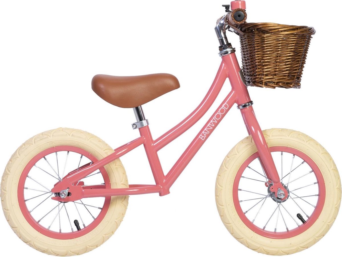 Loopfiets first go coral - Banwood