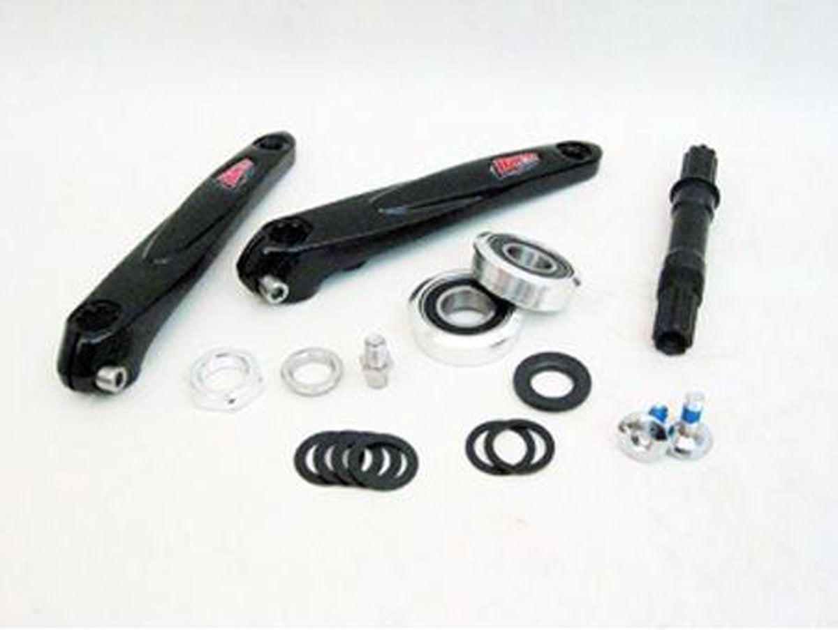 Haro 96605 crankstel Forged Cromo 3pc 175mm zwart