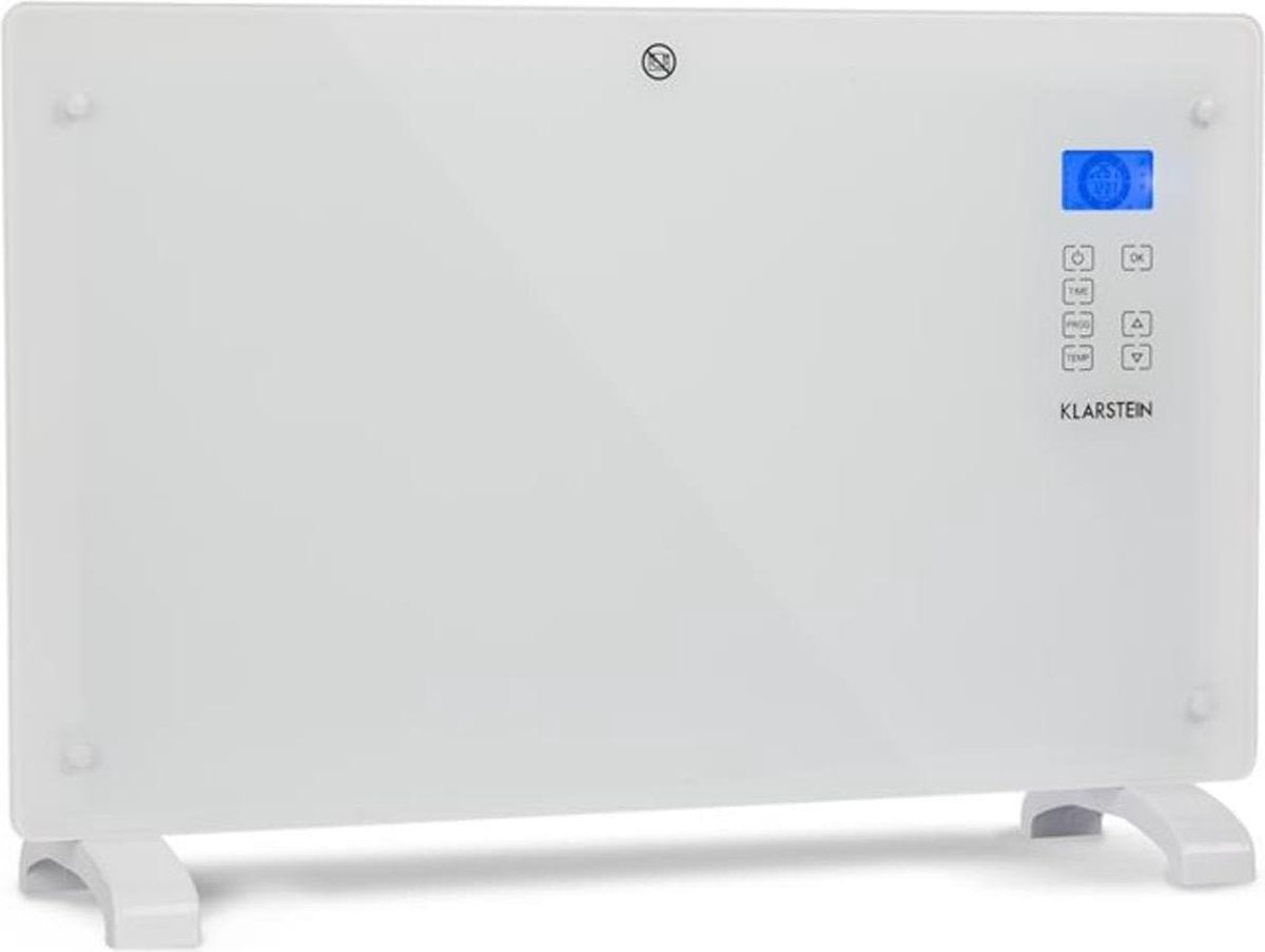 Norderney convectieverwarming thermostaat timer 1000W 20m² zwart