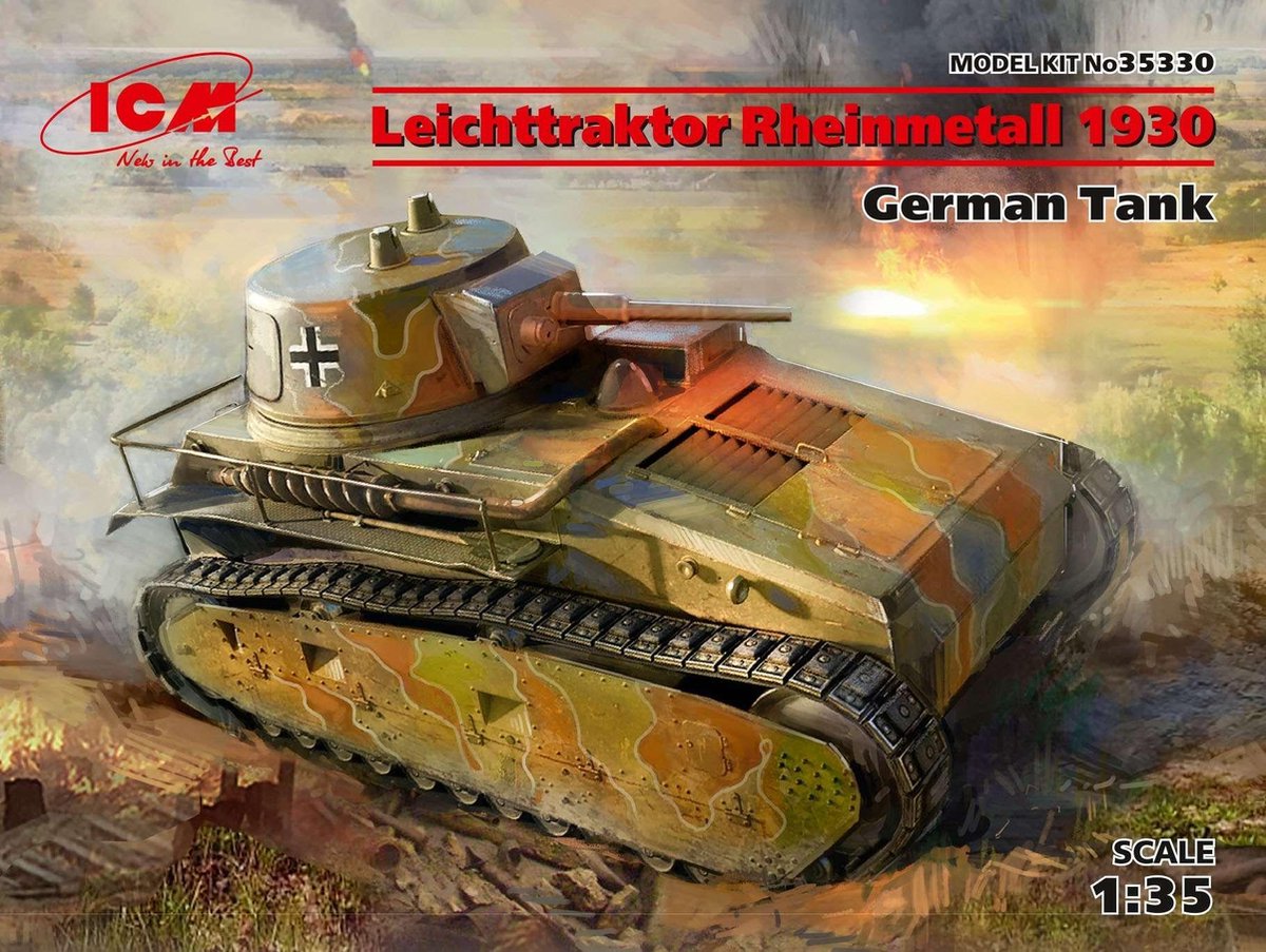 1:35 ICM 35330 Leichttraktor Rheinmetall 1930