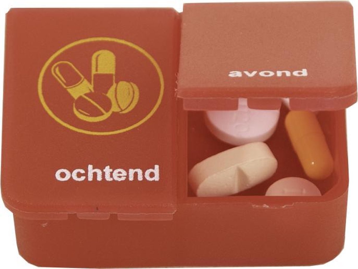 Pillendoosje Klein Rood
