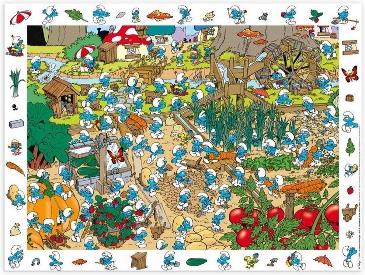 Diset 41034 smurfenpuzzel 70 stuk(s)