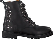Omoda Om120554 Veterboots - Laarzen Met Veters - Meisjes - Zwart - Maat 27