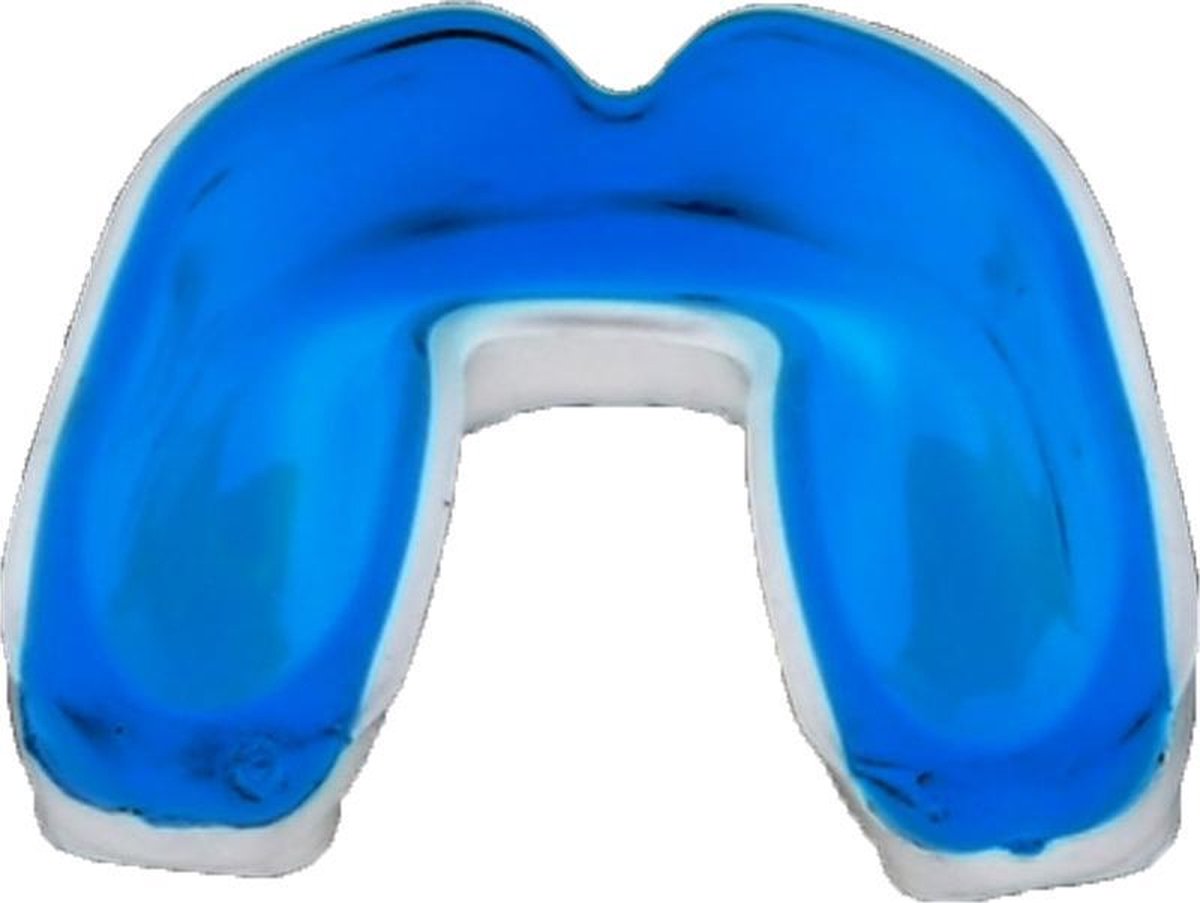 Wacoku Gel Mouthguard White / Blue Adult - Blauw