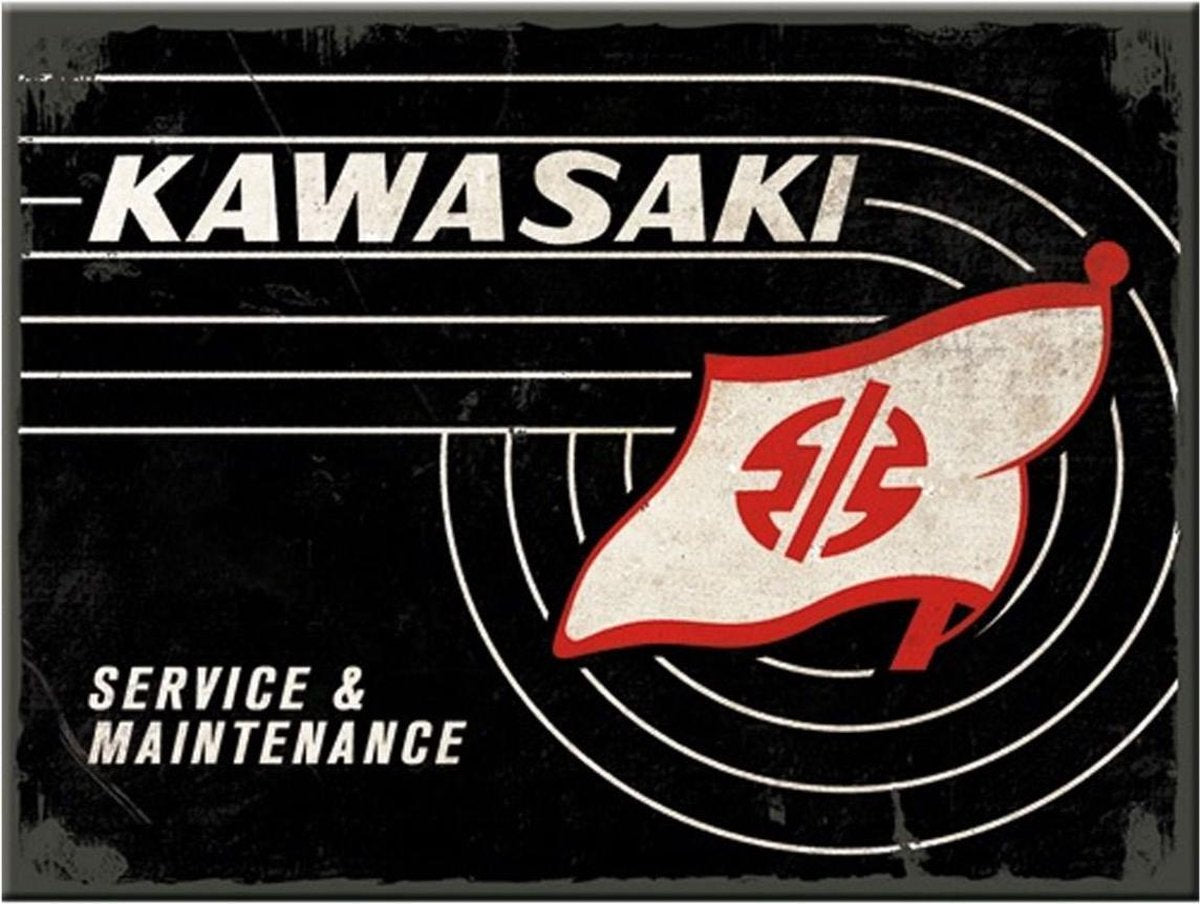 Kawasaki Service & Maintenance Magneet