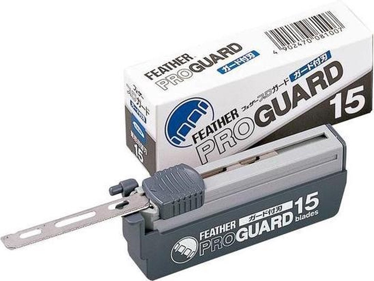 Feather shavette scheermesjes Professional Blades PG-15 Proguard (feather safety razor company)