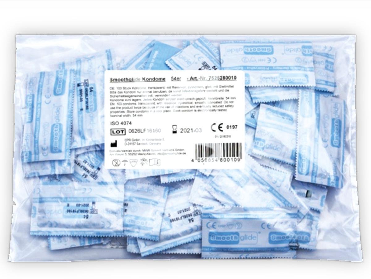Smoothglide - Condooms - 54mm - Transparant - Multipack - 50 stuks