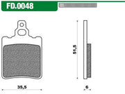 Schijfremblok newfren fd0048