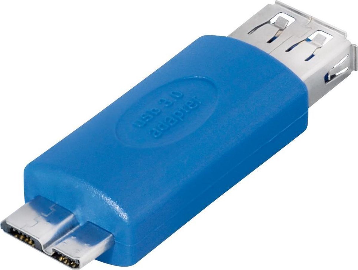Transmedia USB Micro B (m) naar USB-A (v) OTG adapter - USB3.0 - tot 0