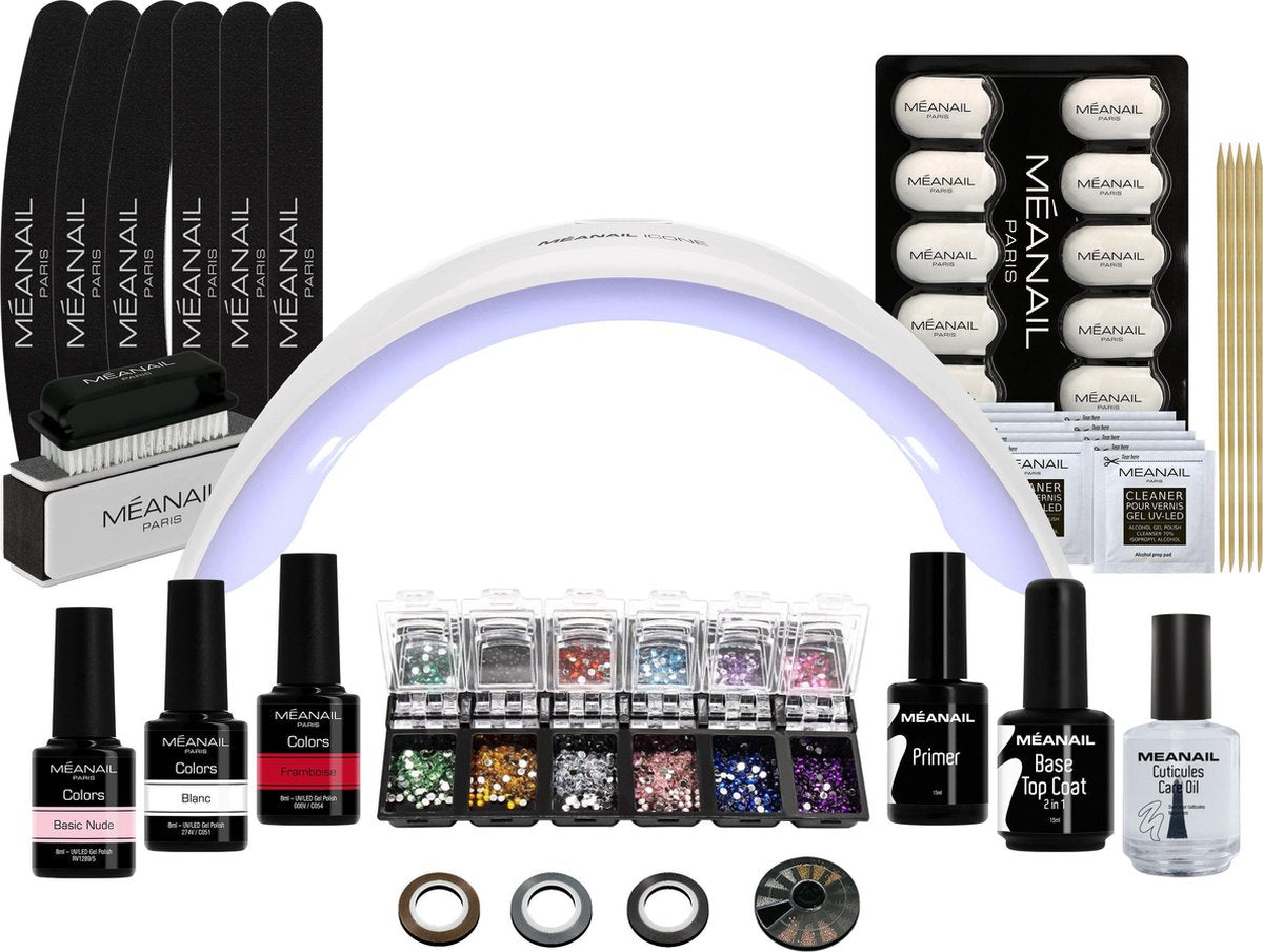 Gellak Starterspakket- MEANAIL®DESIGN deluxe kit - UV LED Lamp voor gelnagellak
