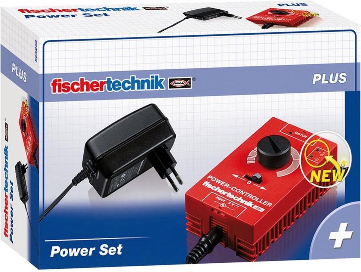 fischertechnik 505283 netvoeding & inverter Zwart