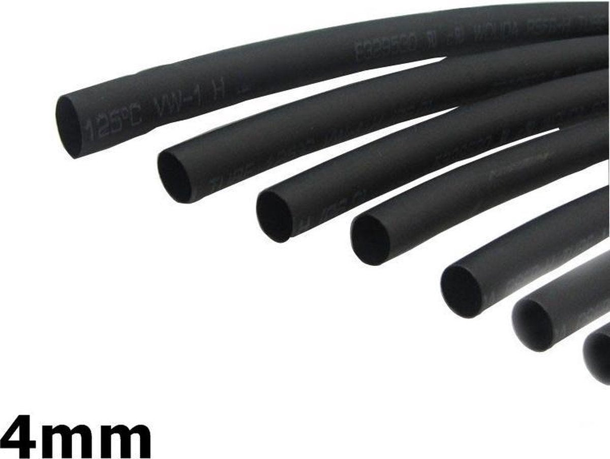 5 Meter - 4mm - Krimpkous Warmkrimp Heat Shrink Heatshrink