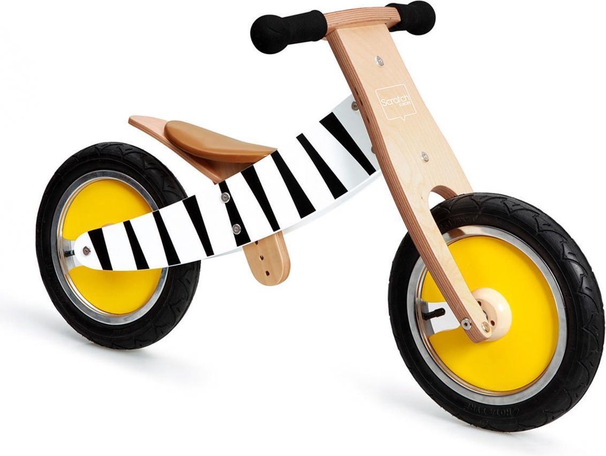 Scratch Move-it Loopfiets - Loopfiets - Jongens en meisjes - Blank;Wit