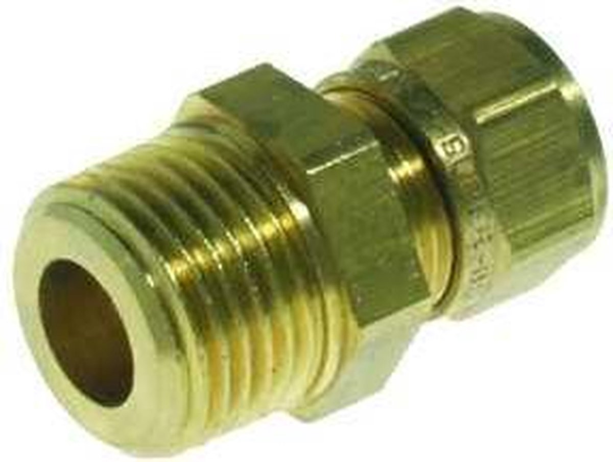 VSH Super S1202 knelfitting rechte koppeling 3/8 x 15 mm bu. doos à 40 stuks