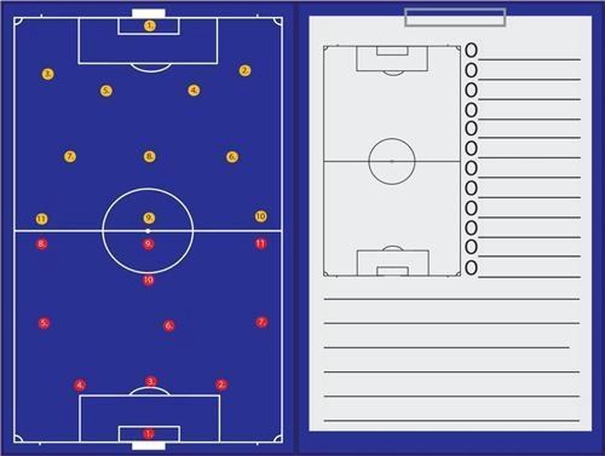 Sportec - Tactiekbord - voetbal