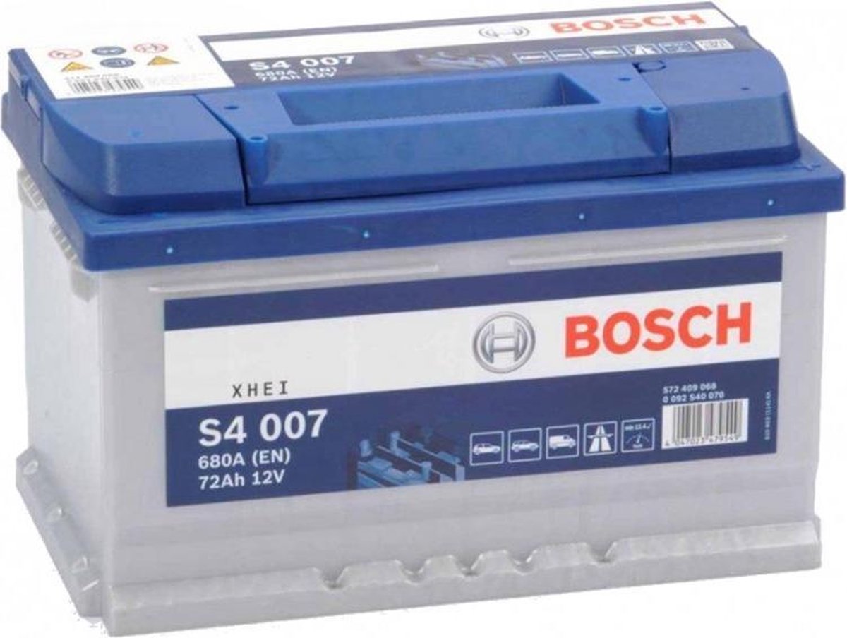 Bosch accu S4007 - 680A (EN) 72Ah 12V