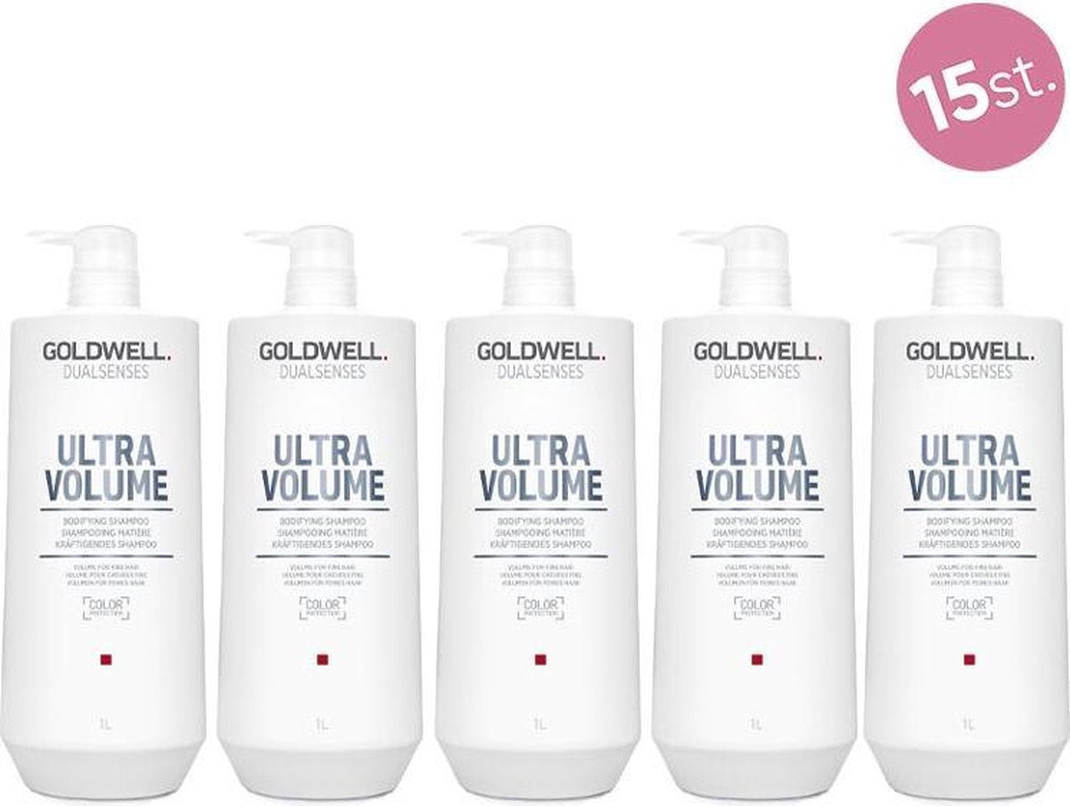 15x Goldwell Dualsenses Ultra Volume Bodifying Shampoo 1000ml