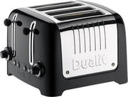 Dualit Broodrooster Lite - Zwart - 4 Sleuven - RVS