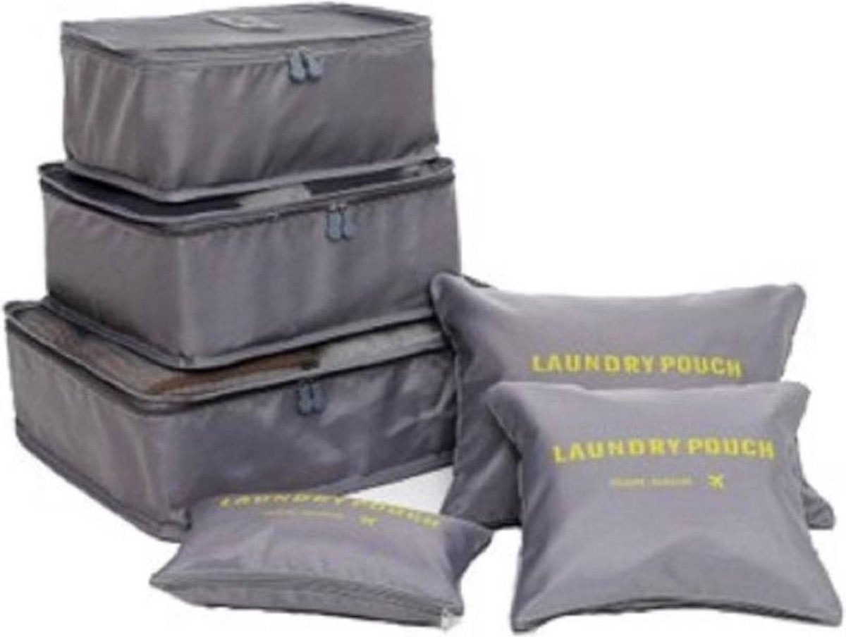 Packing cubes set - koffer of tas organizer - inpak zakken