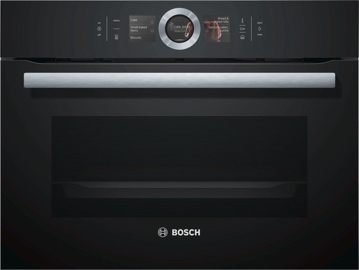 Bosch Serie 8 CSG656RB7 oven Elektrische oven 47 l Zwart A+