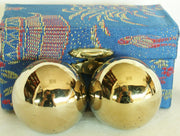 Meridiaankogels brons kleur 4.5cm Anti Stress - Stressbal