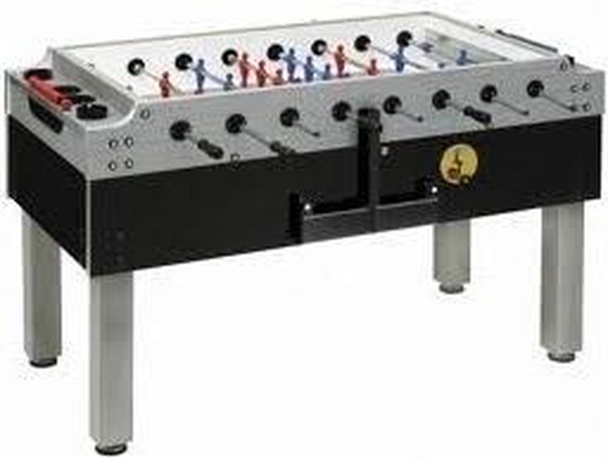 Garlando voetbaltafel Olympic Silver. Gemonteerd- Speelklaar Geleverd