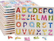 Kinder houten alfabet puzzel - baby - hout - geschenk - speelgoed - alfabet- 30cm x 22cm