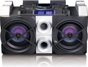 Lenco PMX-150 - Party Speaker Bluetooth met 150W en DJ-mixer -Zwart