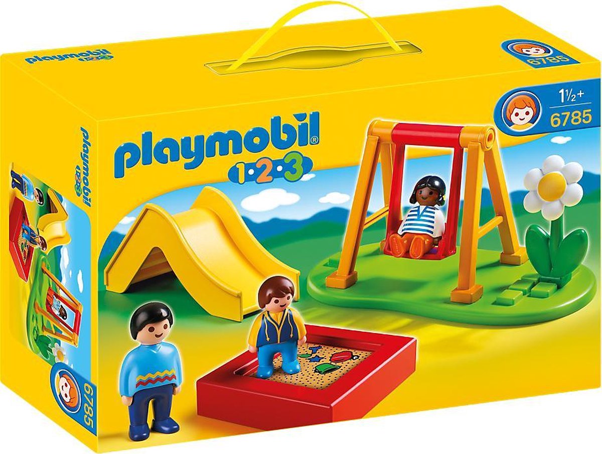 PLAYMOBIL 1.2.3 Kleuterspeeltuin - 6785