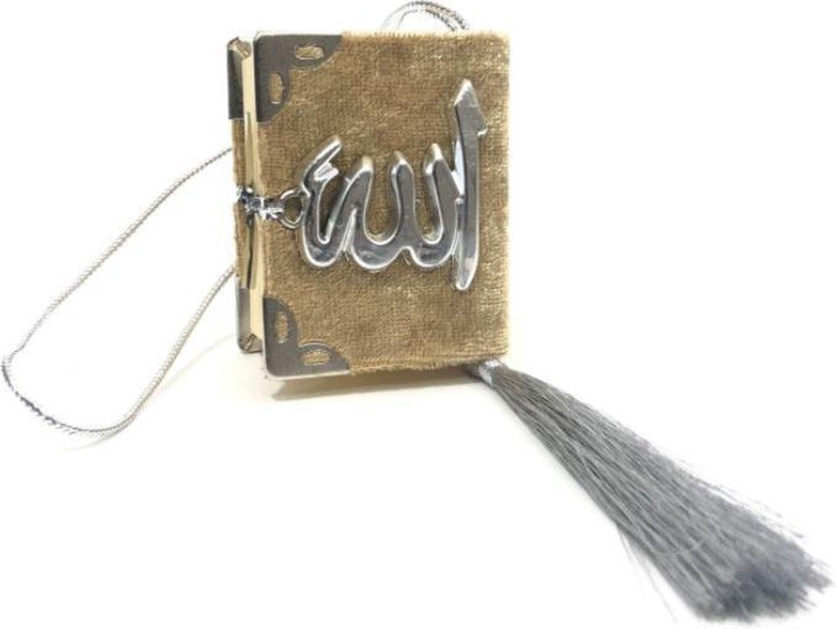 Fluwelen Koran voor auto Goud Zilver