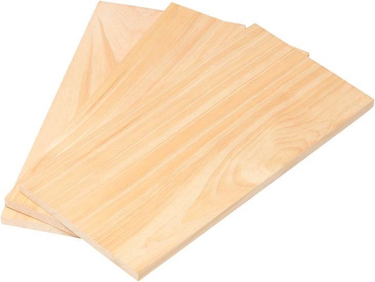 Houten plankjes (Els) 3 stuks