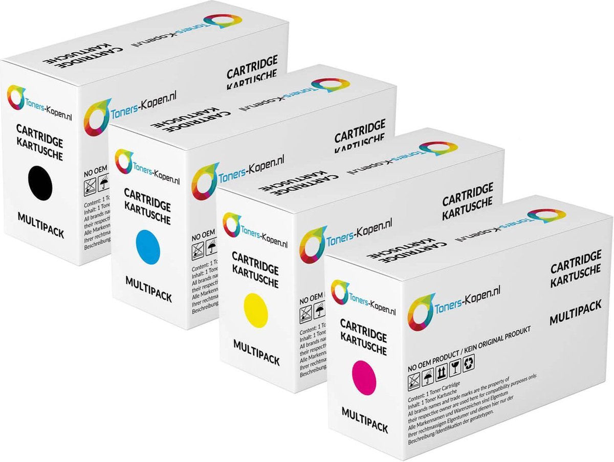 Tonercartridge / Alternatief multipack 4 x HP nr410X CF410