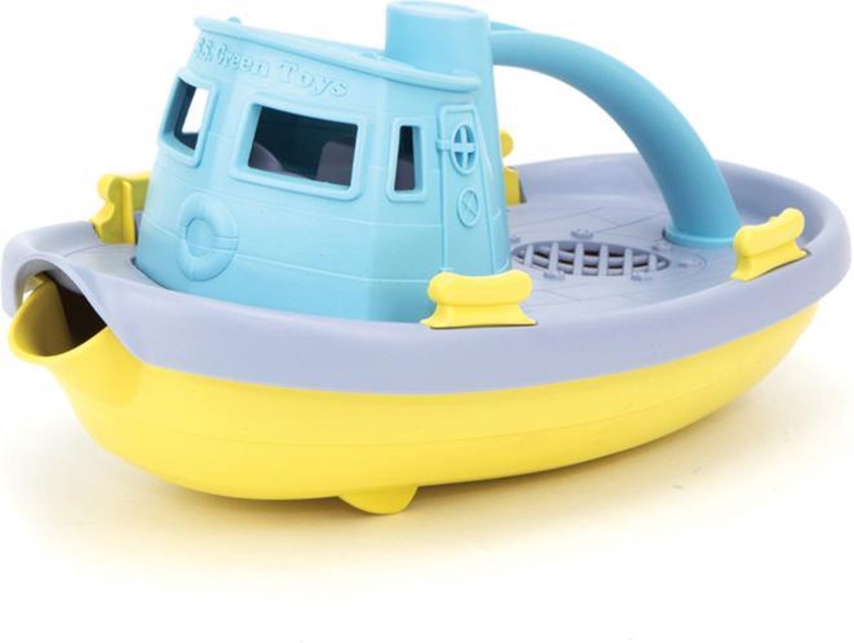 Green Toys - Sleepboot Blauw/Paars