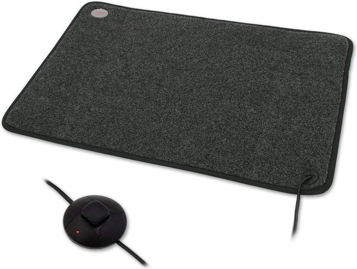 warme voetenmat met voetschakelaar 85 Watt 40x60cm Met veiligheidstemperatuurbegrenzer