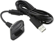 Zwart - 2 in 1 Oplaadkabel voor Xbox 360 Wireless Controller