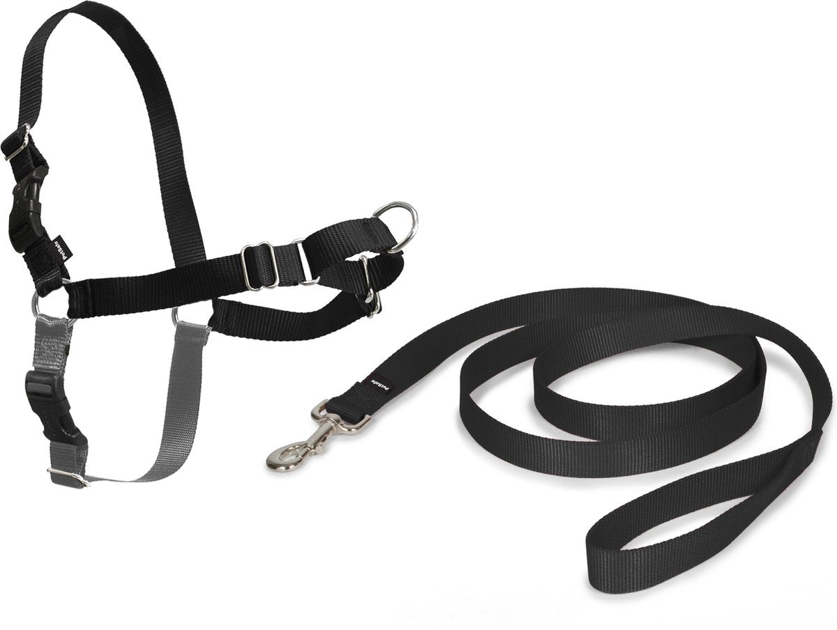 Easy Walk® - Hondentuig - Extra Large/86-117 cm - Zwart