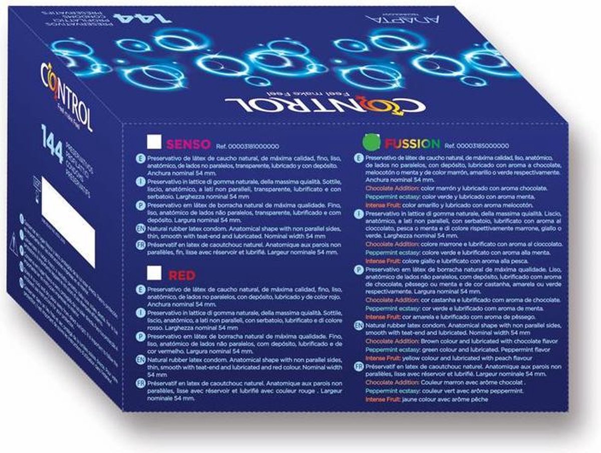 Preservatives Caja Profesional Fussion 144 units