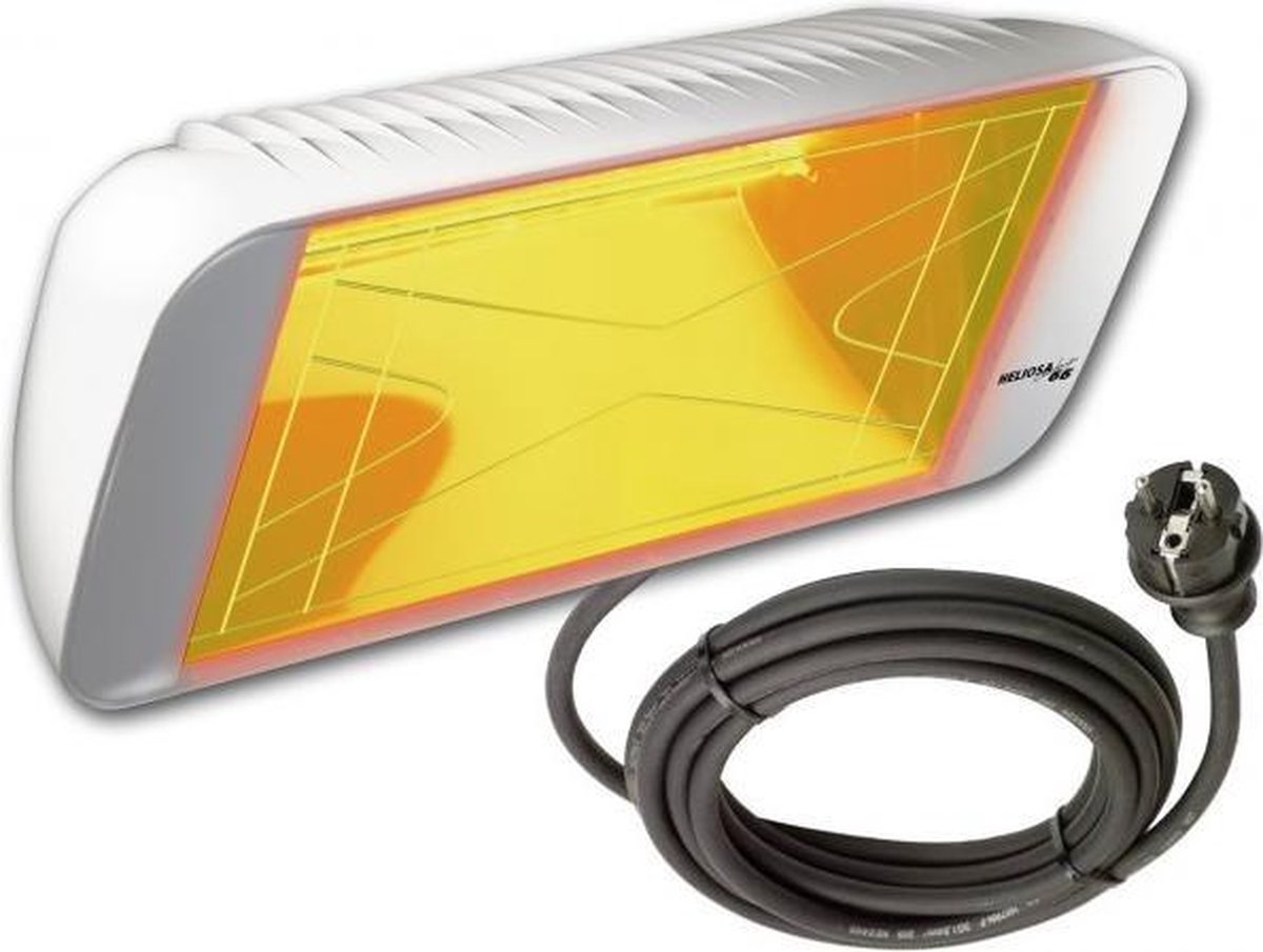 Heliosa 66-B-MOB-AL Terrasverwarming / patioverwarming | Amberlight | 2000 Watt | Wit