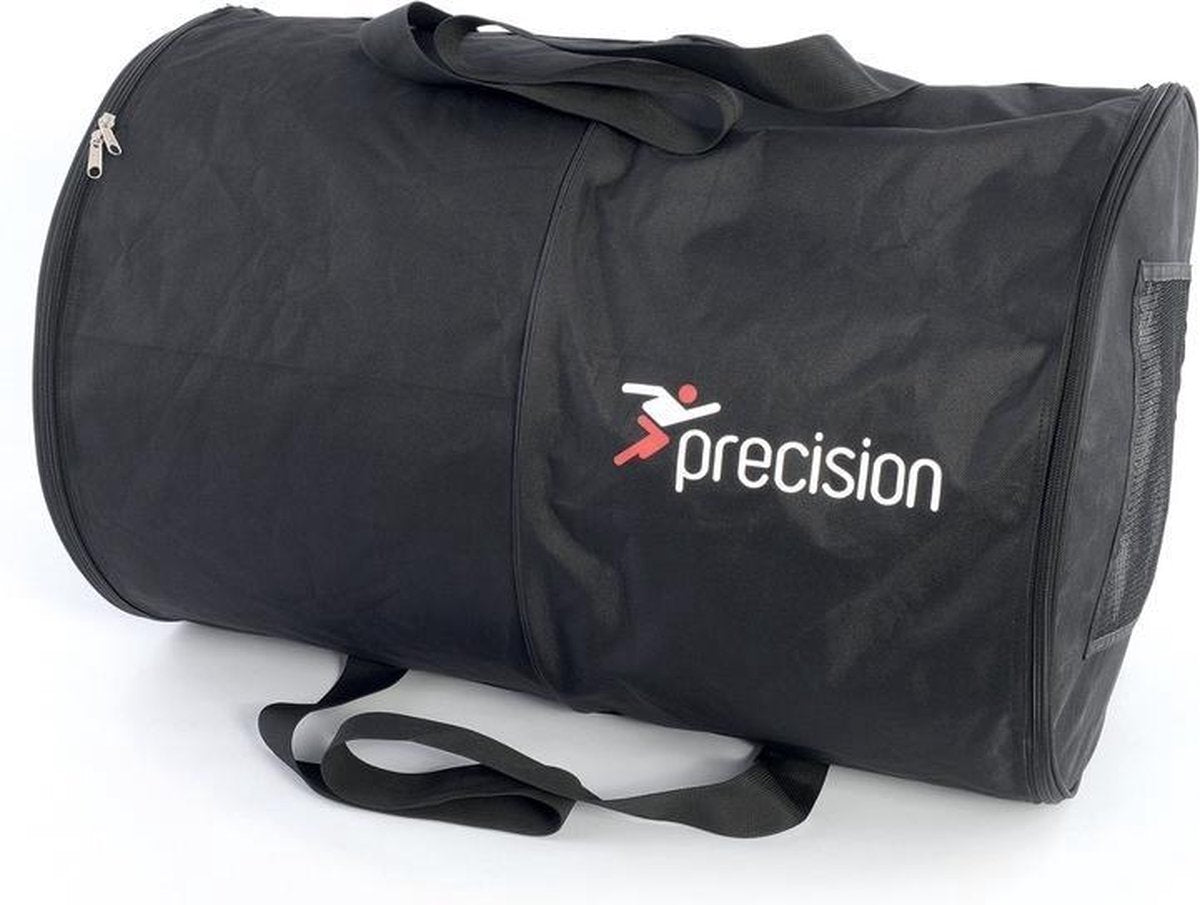 Precision Voetbaldoelnettenset 46 Cm Polyester Zwart 3-delig