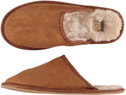 Apollo Heren Sloffen - Bruin - Maat 43/44
