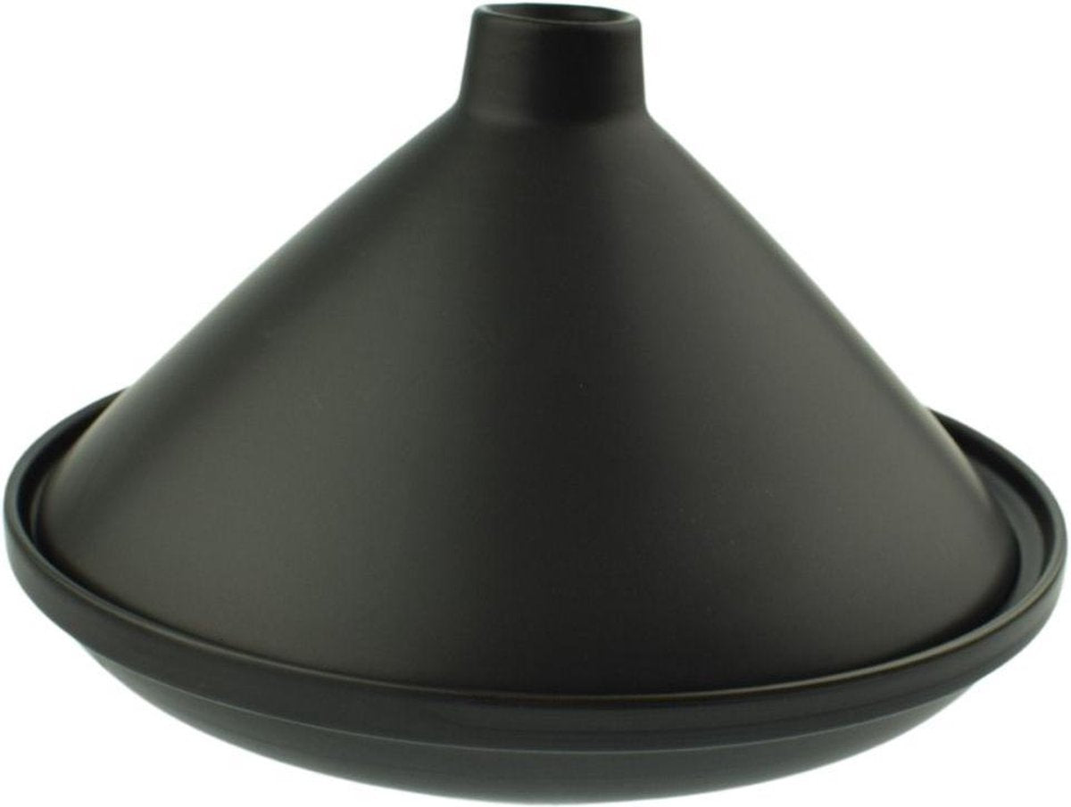 Orange85 Tajine - Mat Zwart - Keramiek - ⌀24 cm - Stoofgerechten - Koken
