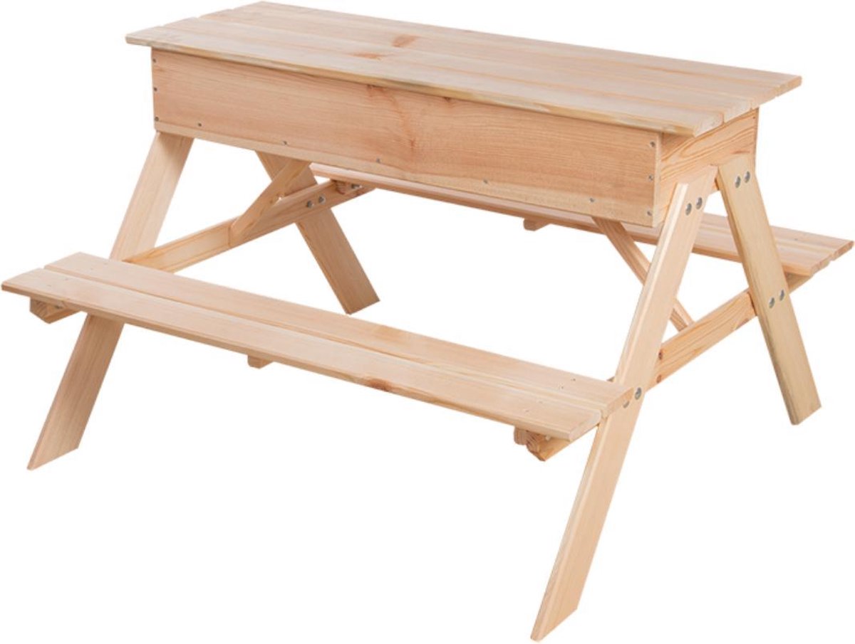 picknicktafel 2 in 1 met zandbak