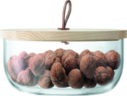 LSA Ivalo Serveerstolp - Met Houten Deksel - 11 cm - Transparant