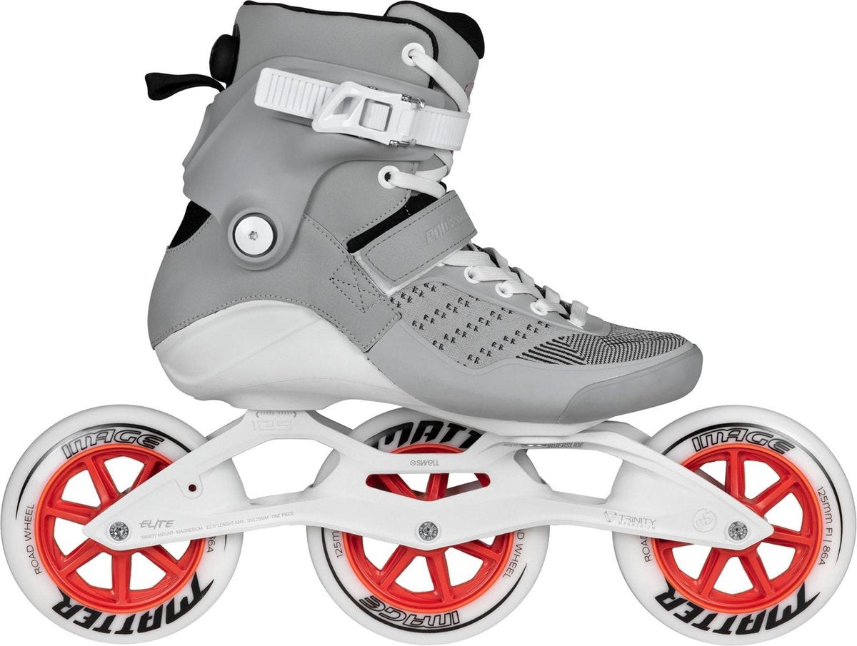 Powerslide Swell Road 125 Inlineskates - Maat 42-43 - Unisex - grijs