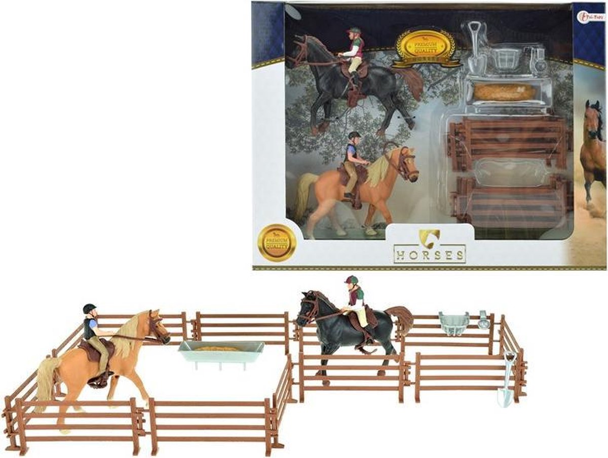 Horses Pro 2 Horses With Riders And Accessories