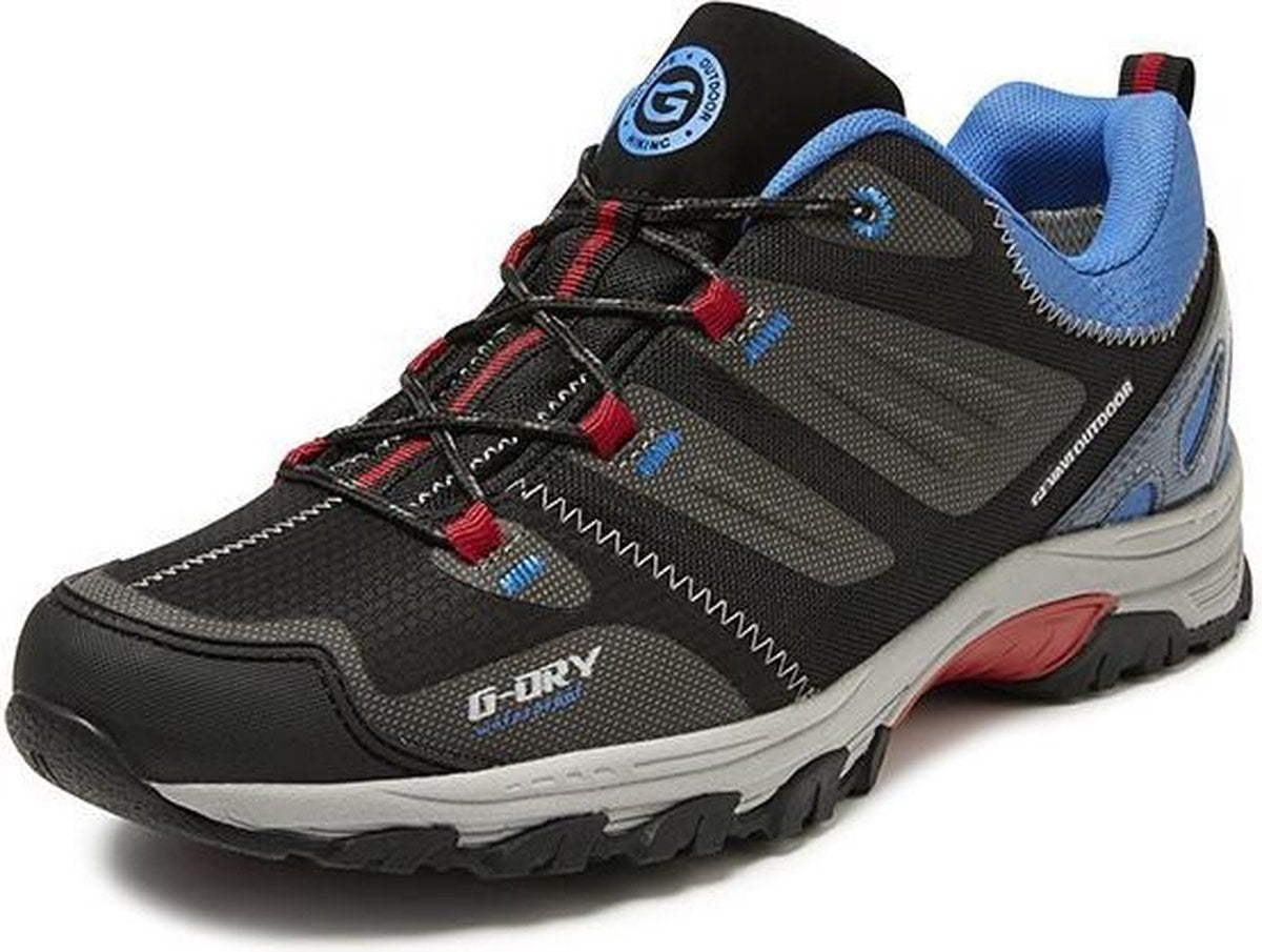 Gevavi Wandel Schoenen | GH02 Wald Hiking Schoenen Laag | Maat 46 | Grijs/Blauw