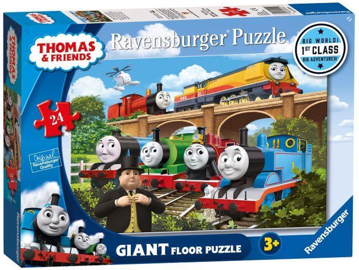 Thomas de Trein puzzel - vloerpuzzel XL | 69x49cm